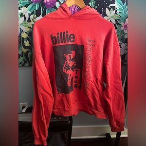 Get Involved Red Tour Hoodie - Billie Eilish Happier Than Ever World Tour